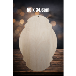 Tabliczka ozdobna 5 50cm z jednym otworem, tabliczka 50cm, sklejka 3mm